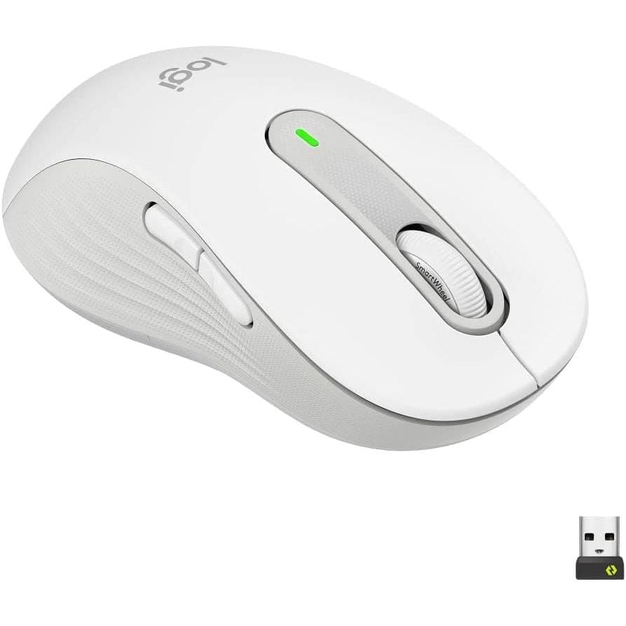 Buy Logitech,Logitech Signature M650 L Left Wireless Mouse - For Large Sized Left Hands, 2-Year Battery, Silent Clicks, Customisable Side Buttons, Bluetooth, for PC/Mac/Multi-Device/Chromebook - White - Gadcet UK | UK | London | Scotland | Wales| Near Me | Cheap | Pay In 3 | Keyboard & Mouse